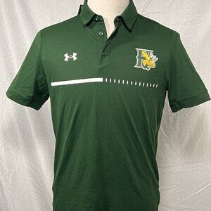 Halifax Mooseheads Under Armour UA Vanish Polo Mens Small Green NWT